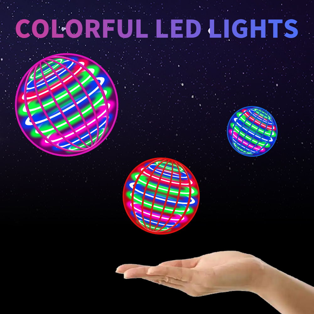 Flying Spinner Ball LED Light  - Drone Kit Tricopter ulasan dan harga